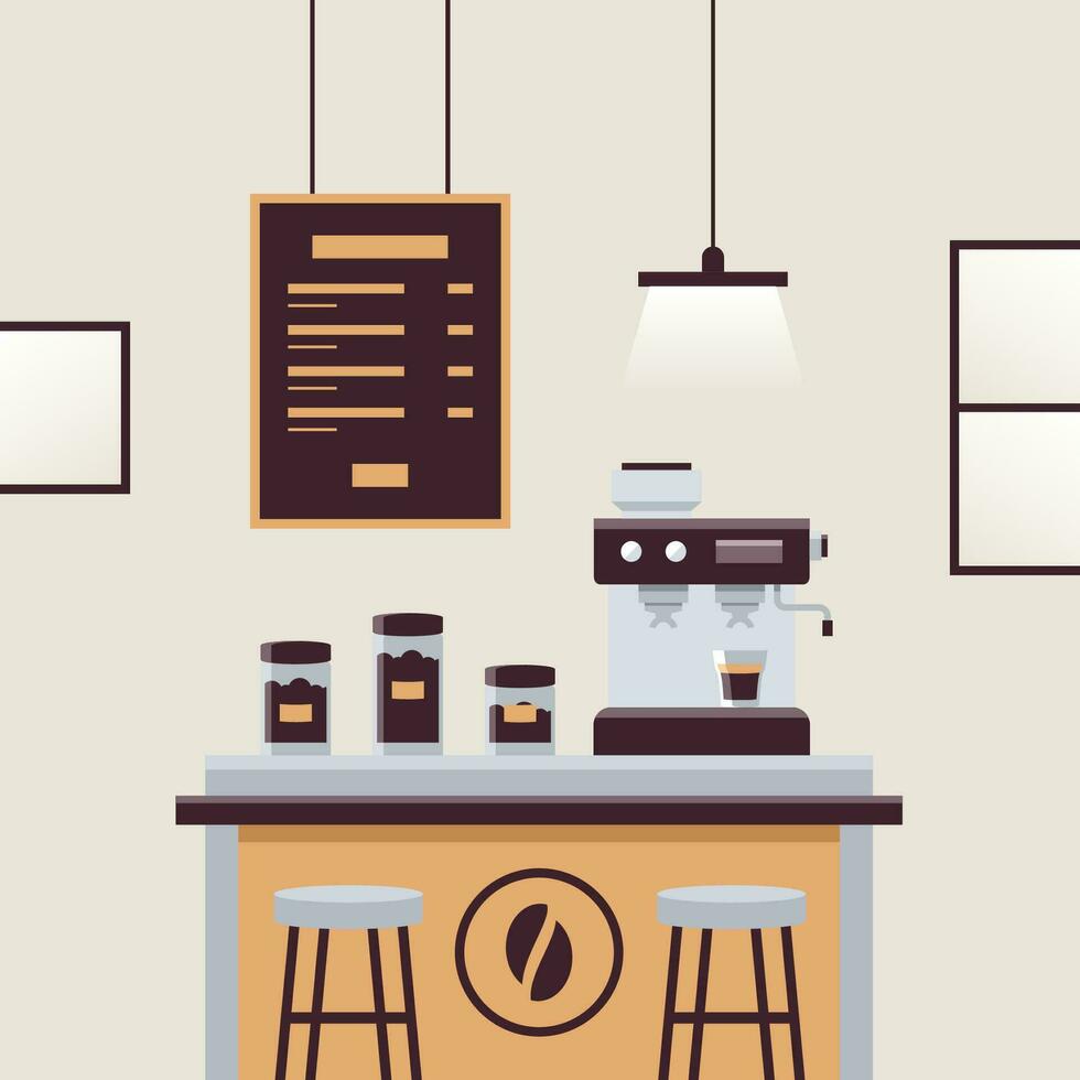 Coffee Ilustration Design for International Coffee Day vector