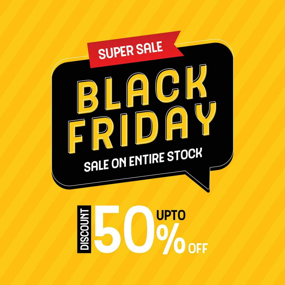 Black friday sale social media post banner eps vector file. Black friday sale promotion