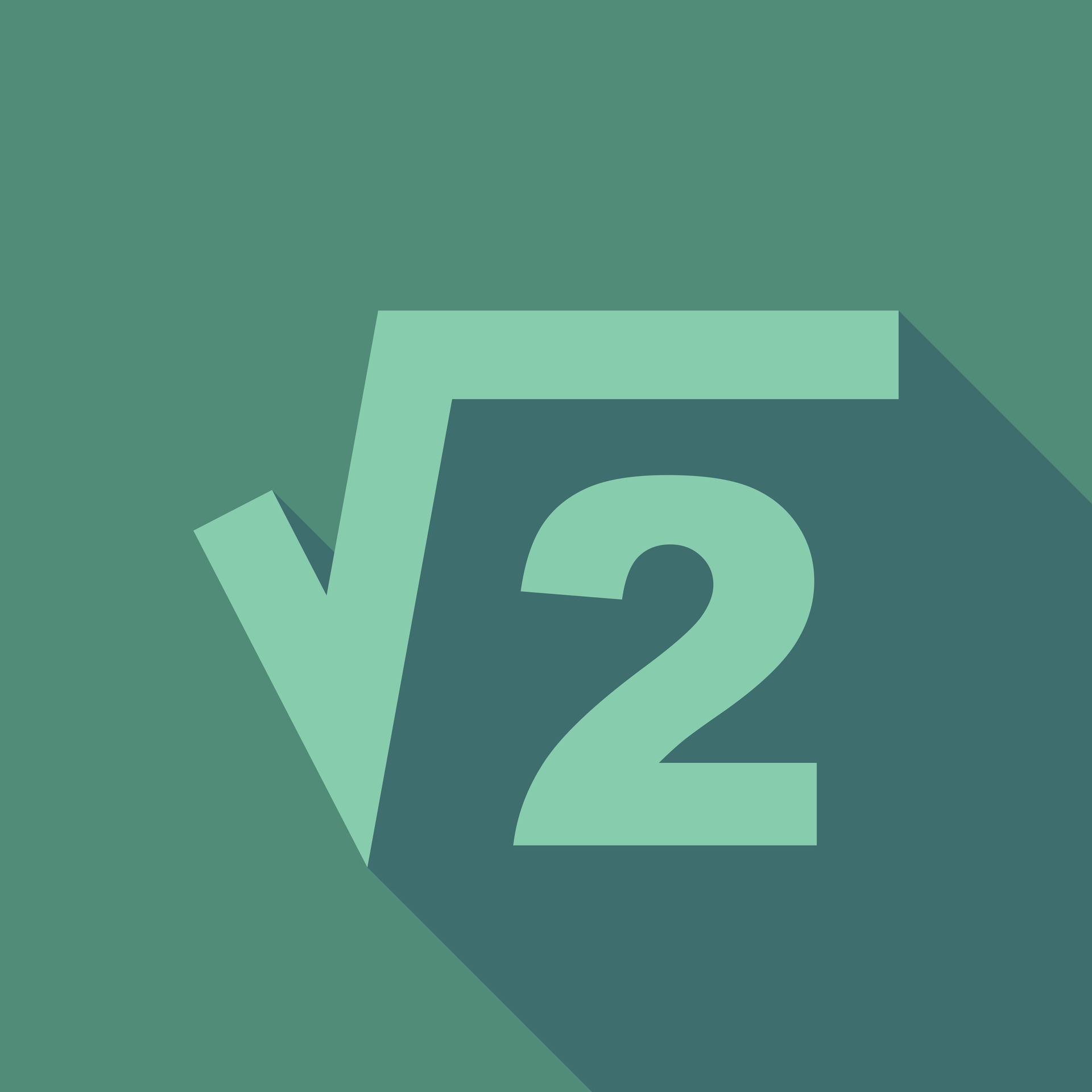 Square Root Of 2 Flat Icon With Long Shadow Simple Math Symbol Icon square-root-of-2-flat-icon-with-long-shadow-simple-math-symbol-icon