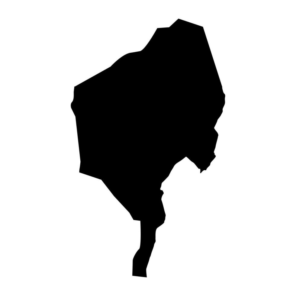 Blue Nile State map, administrative division of Sudan. Vector illustration.