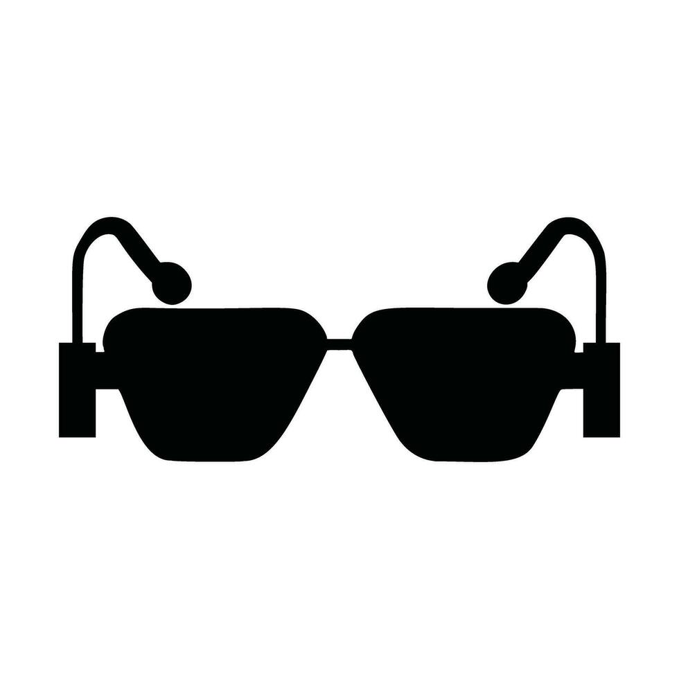 Sunglasses Icon Silhouette vector