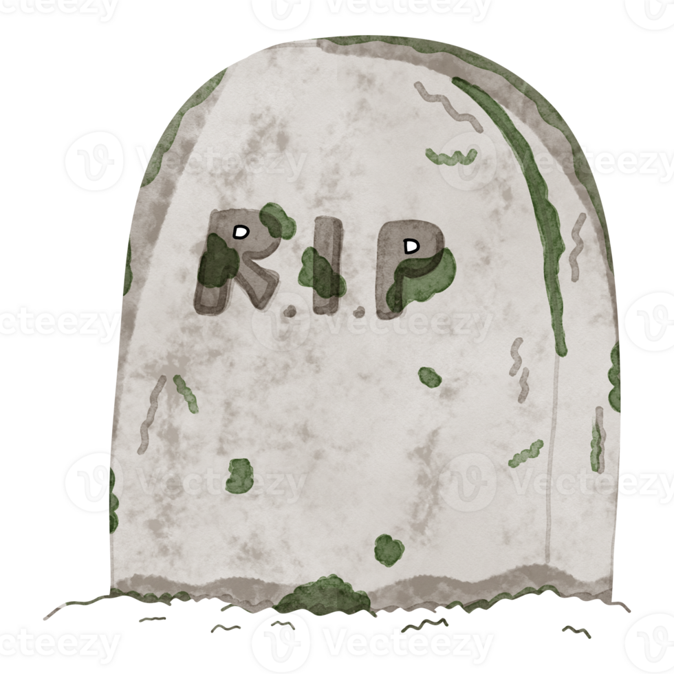 Tombstone R.I.P drawing cartoon for decor png