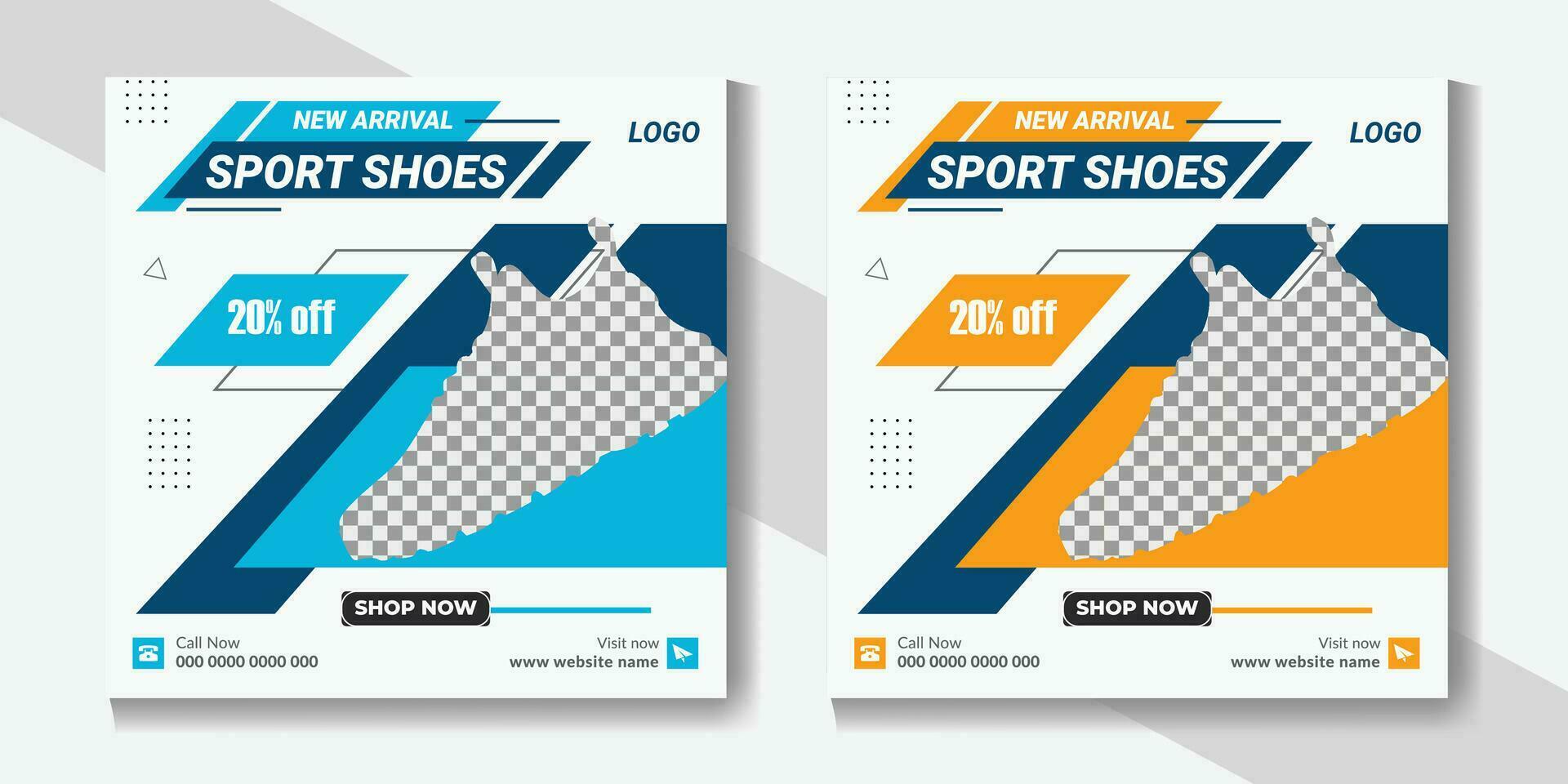 Exclusive collection, men shoes, fashion shoes, social media post design vector