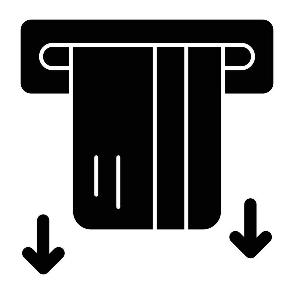 card down glyph icons design style vector