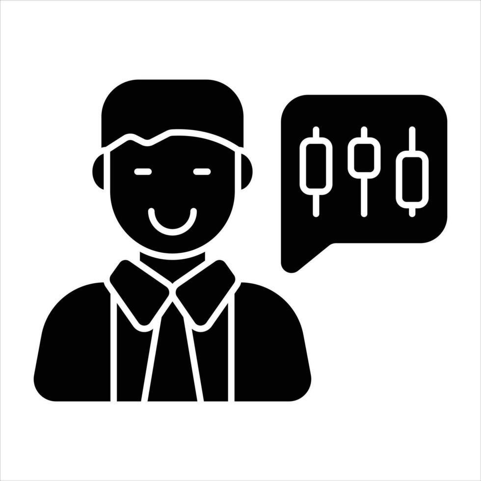Employee Growth glyph icon design style vector