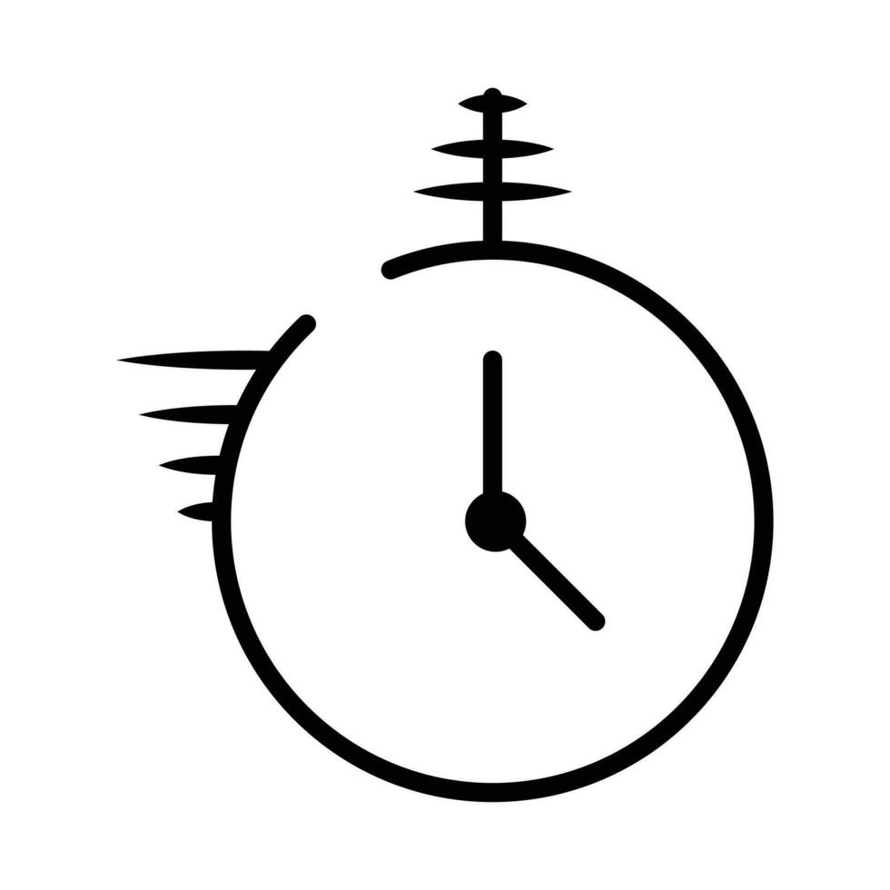 Fast Clock Vector Icon, Fast Service Icon, Quick And Speedy Face Clock, Fast Delivery Sign Vector With Timer, Time Management System, Timely Service, Deadline Concept Business Idea Elements