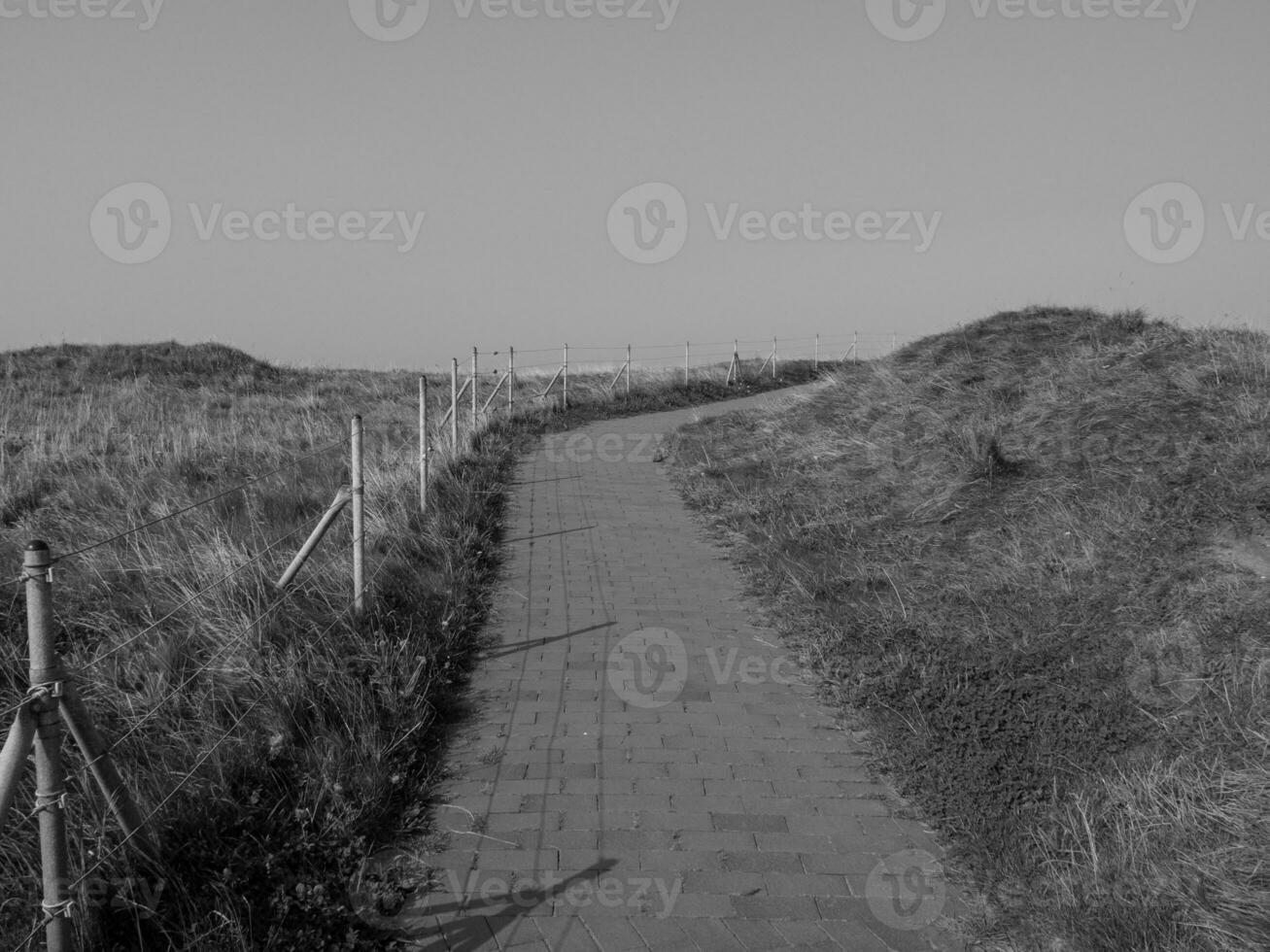 isla de helgoland en el mar del norte foto