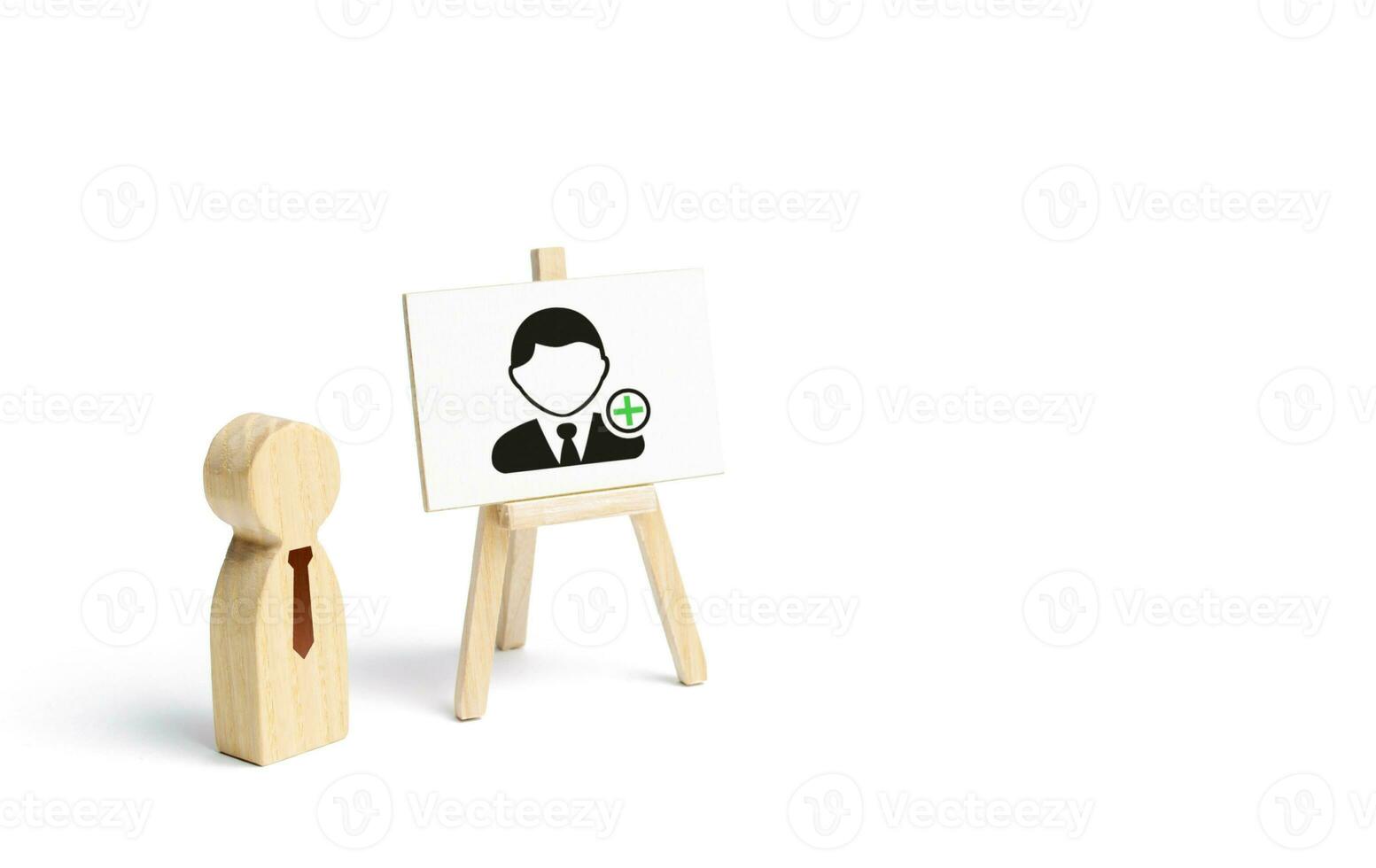The employer is looking for new employees to hire. Finding a better place. Change of workplace. Hire staff. Employment Agency. Recruiting, staffing. Professional development. Investors and co-owners. photo