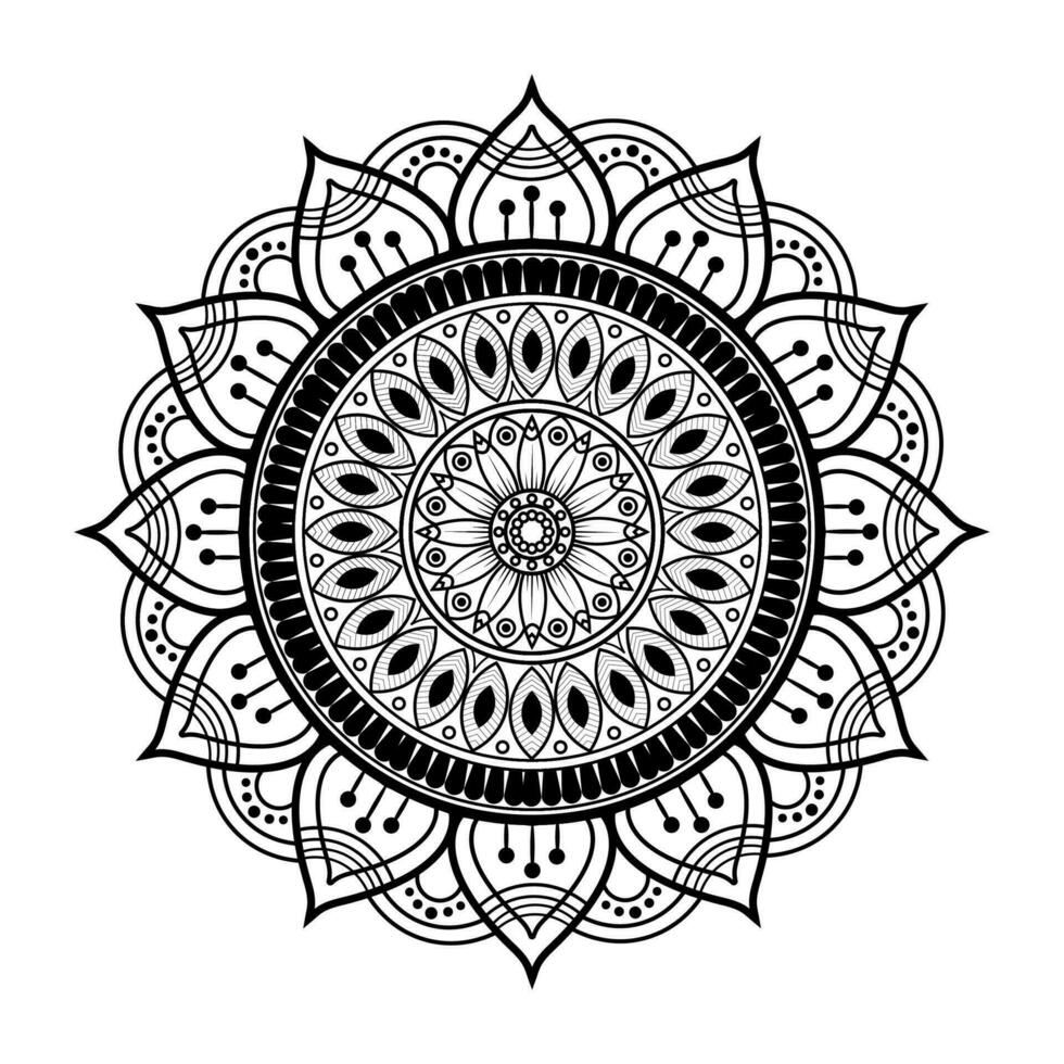 Mandala Background Design vector