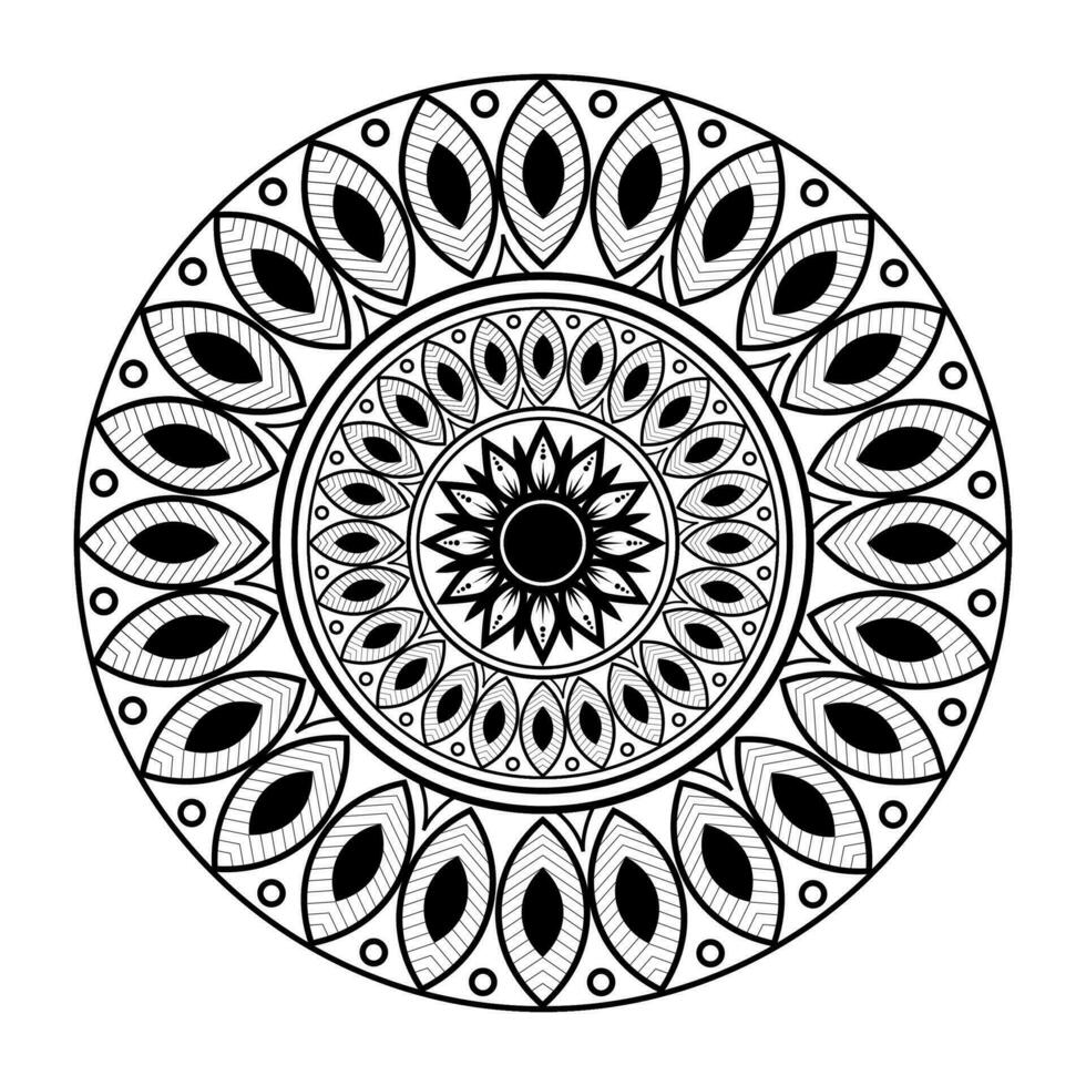 Mandala Background Design vector