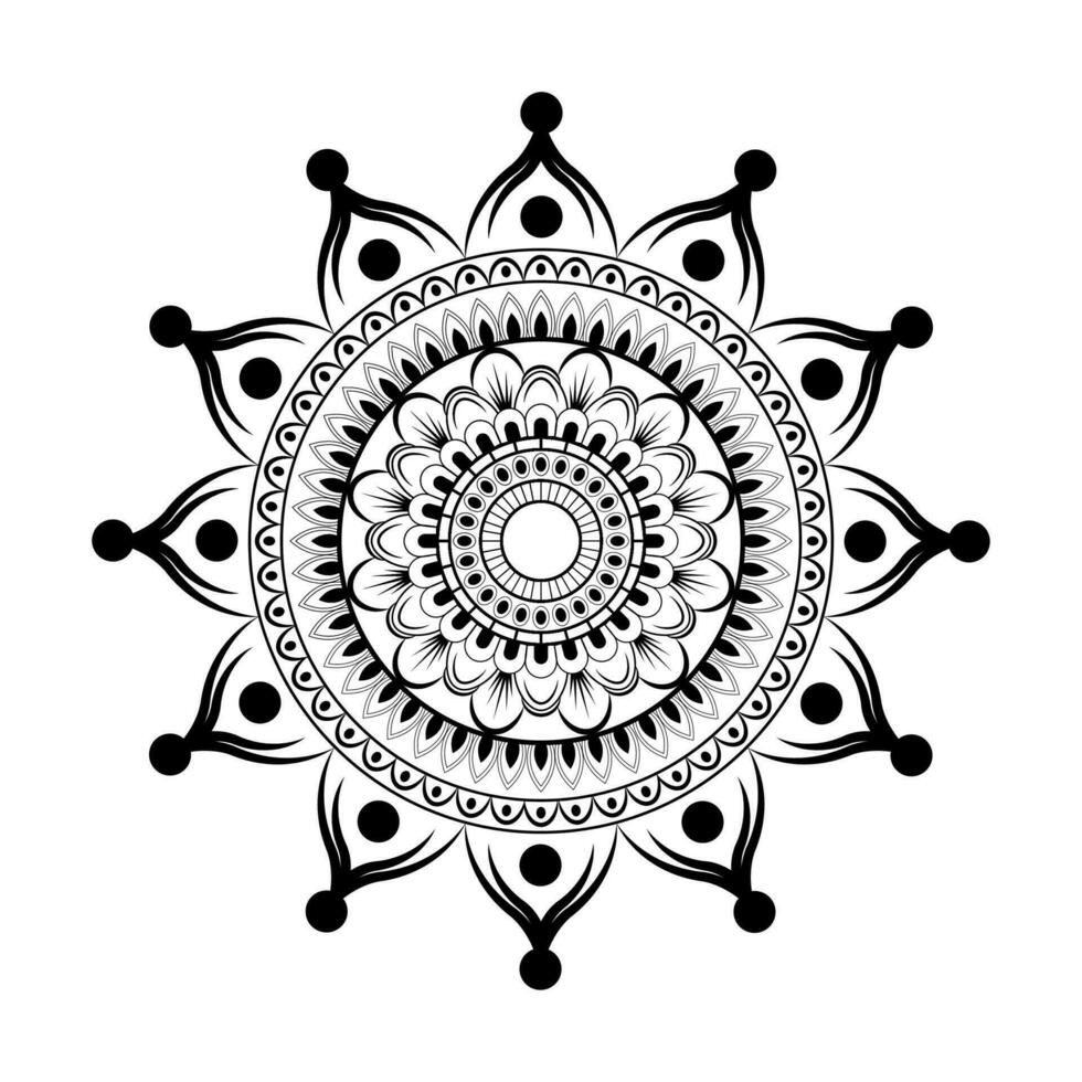 Mandala Background Design vector
