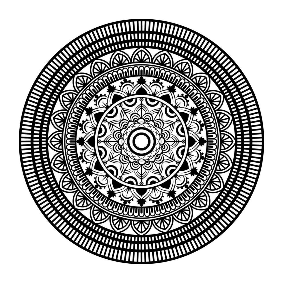 Mandala Background Design vector