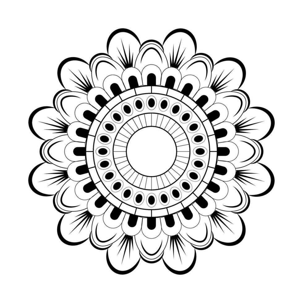 Mandala Background Design vector