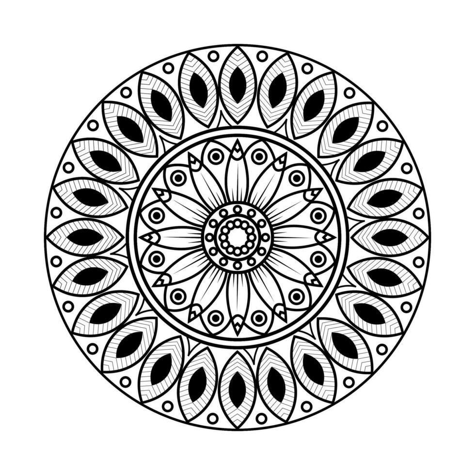 Mandala Background Design vector