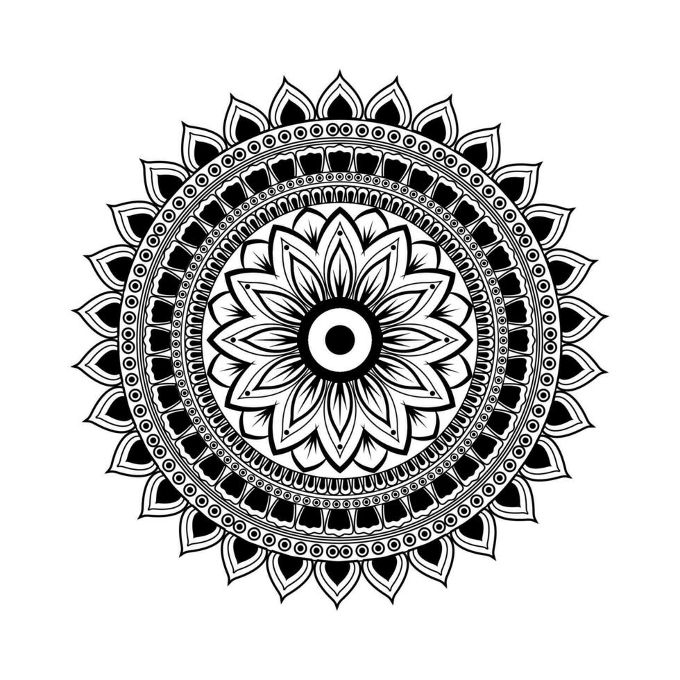 Mandala Background Design vector