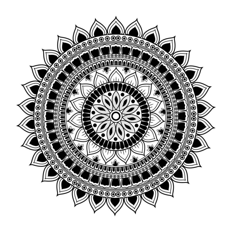 Mandala Background Design vector