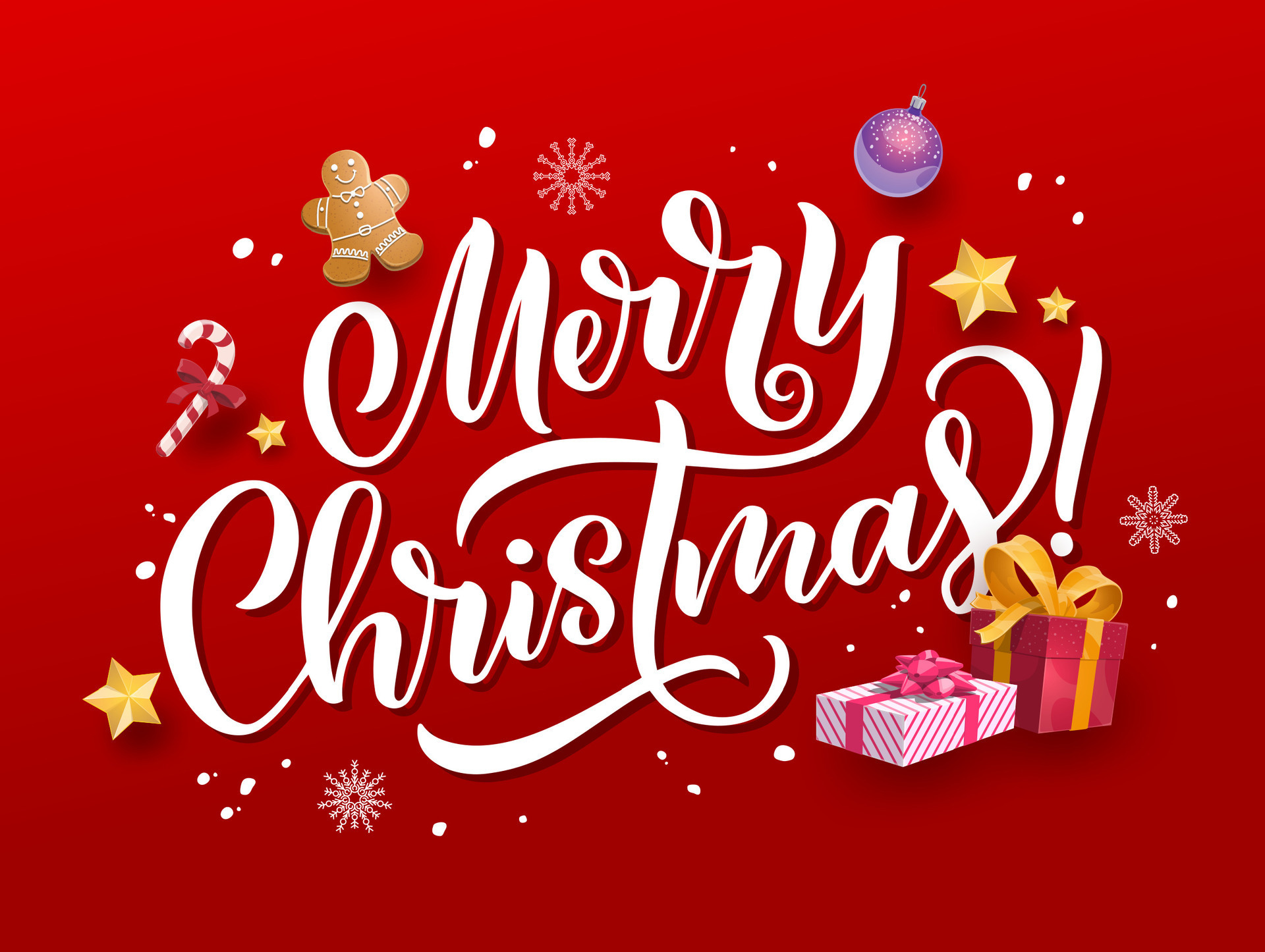 Merry Christmas banner, winter holiday background 27769278 Vector Art