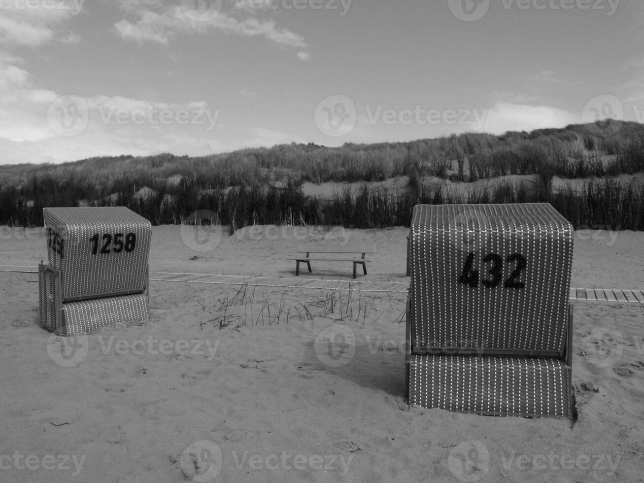 summer holidays at the german north sea photo