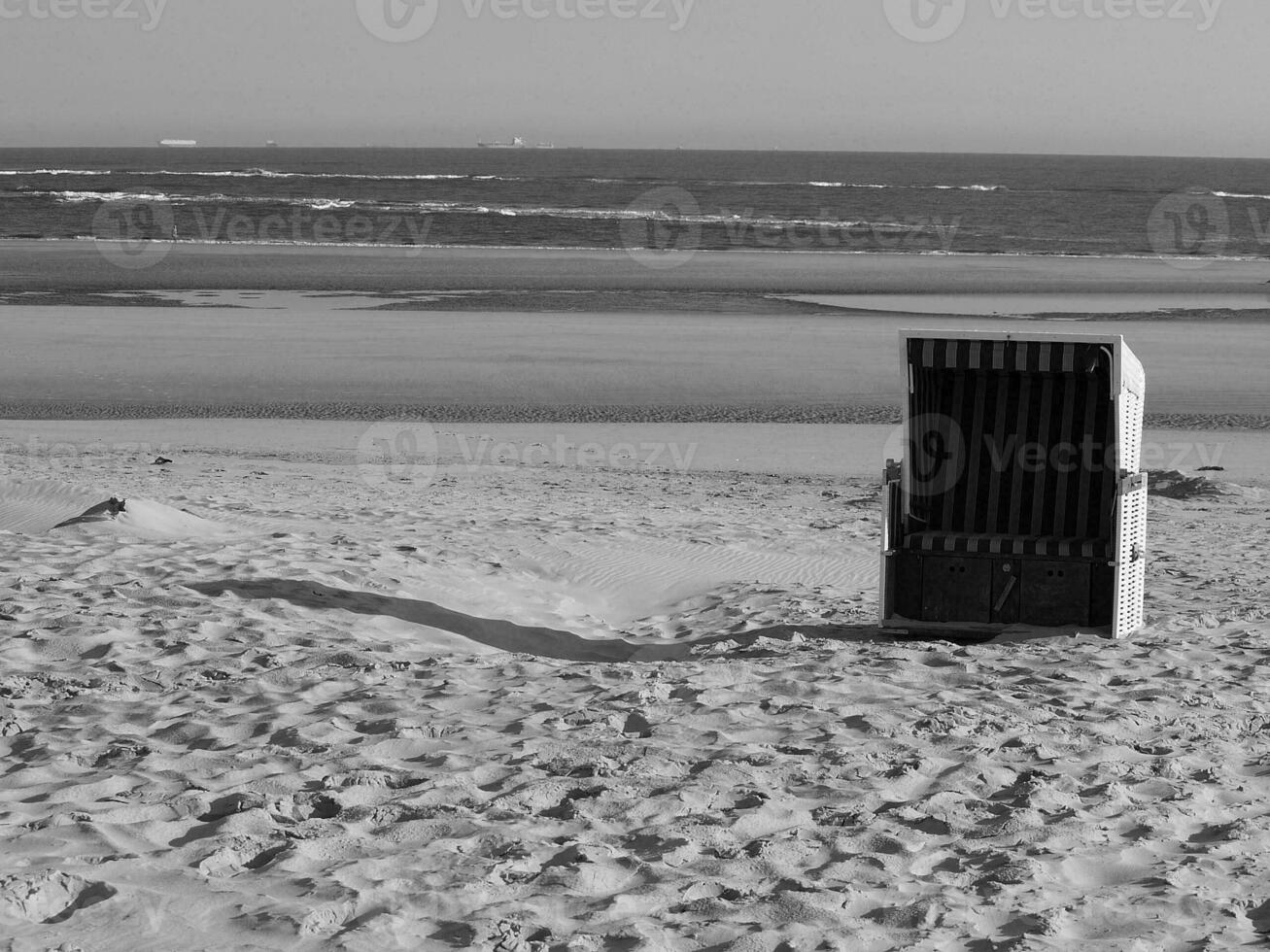 alemán isla en el norte mar foto