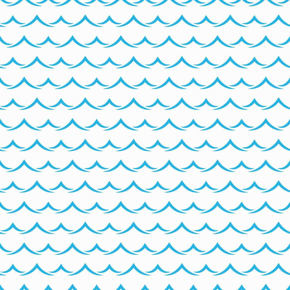 azul océano, mar olas sin costura modelo antecedentes vector