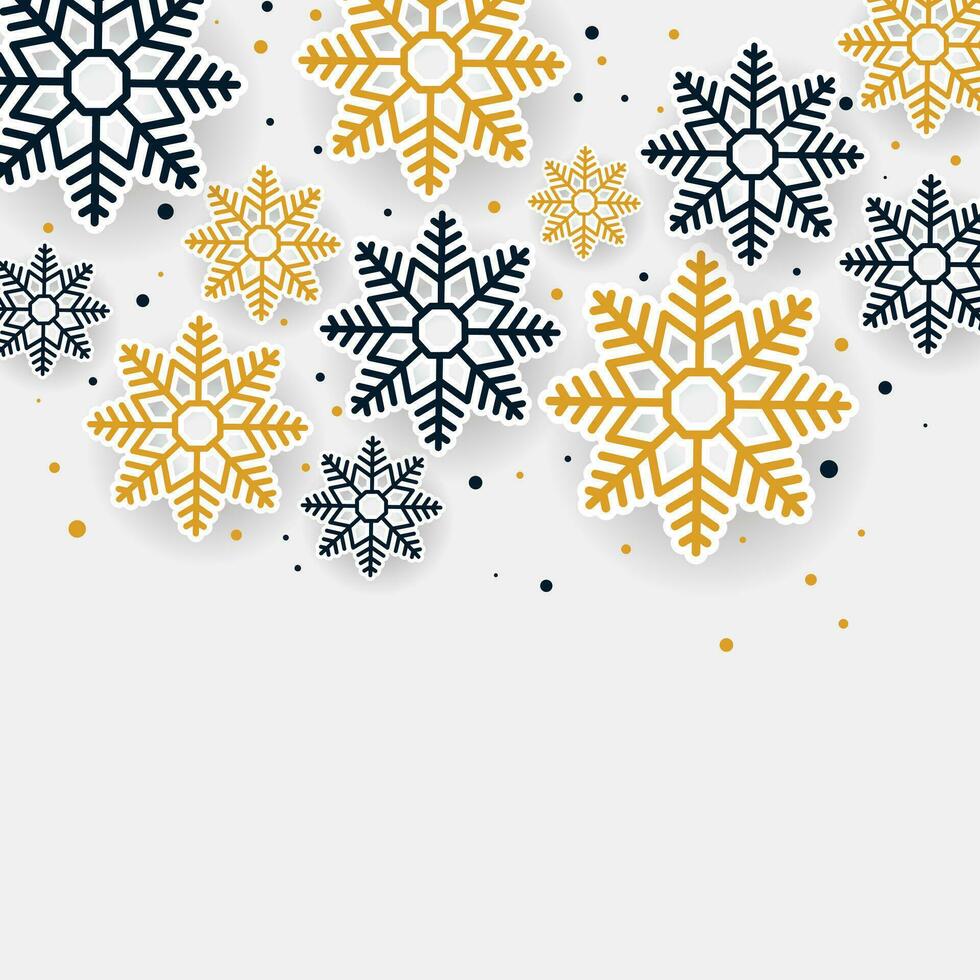 Merry Christmas background with christmas ornaments. vector