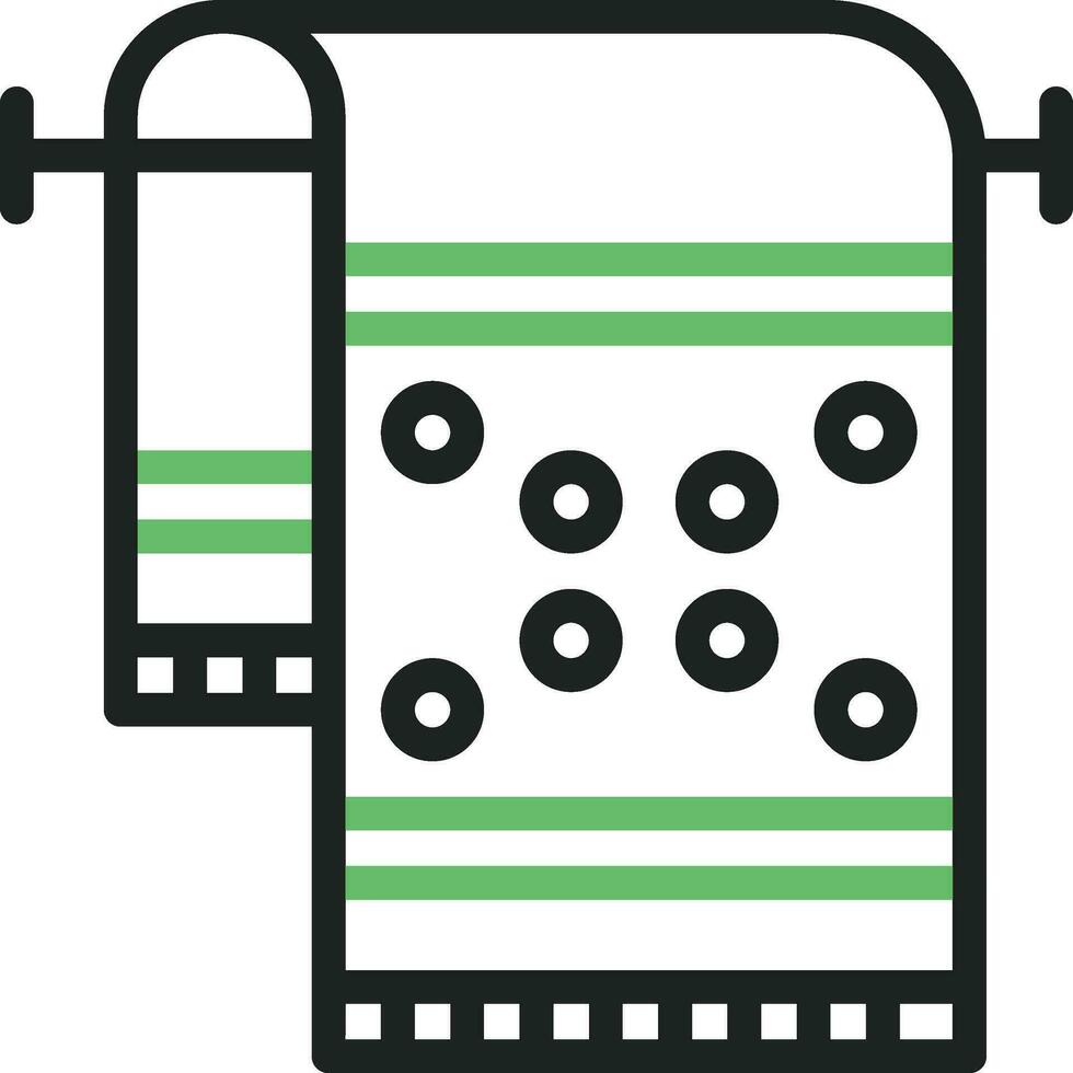 Towel Icon Image. vector