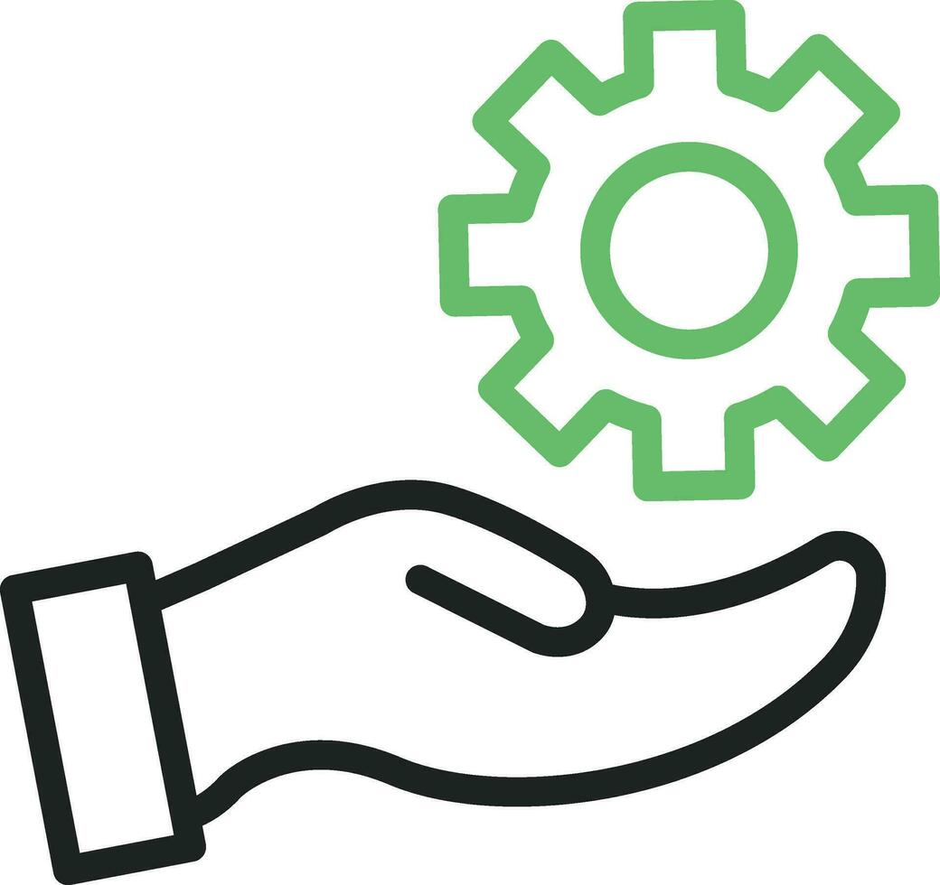 Technical Service Icon Image. vector