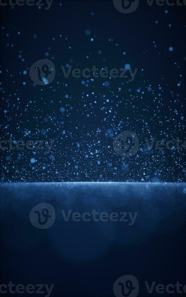 Glowing particles, abstract stardust background, 3d rendering. photo