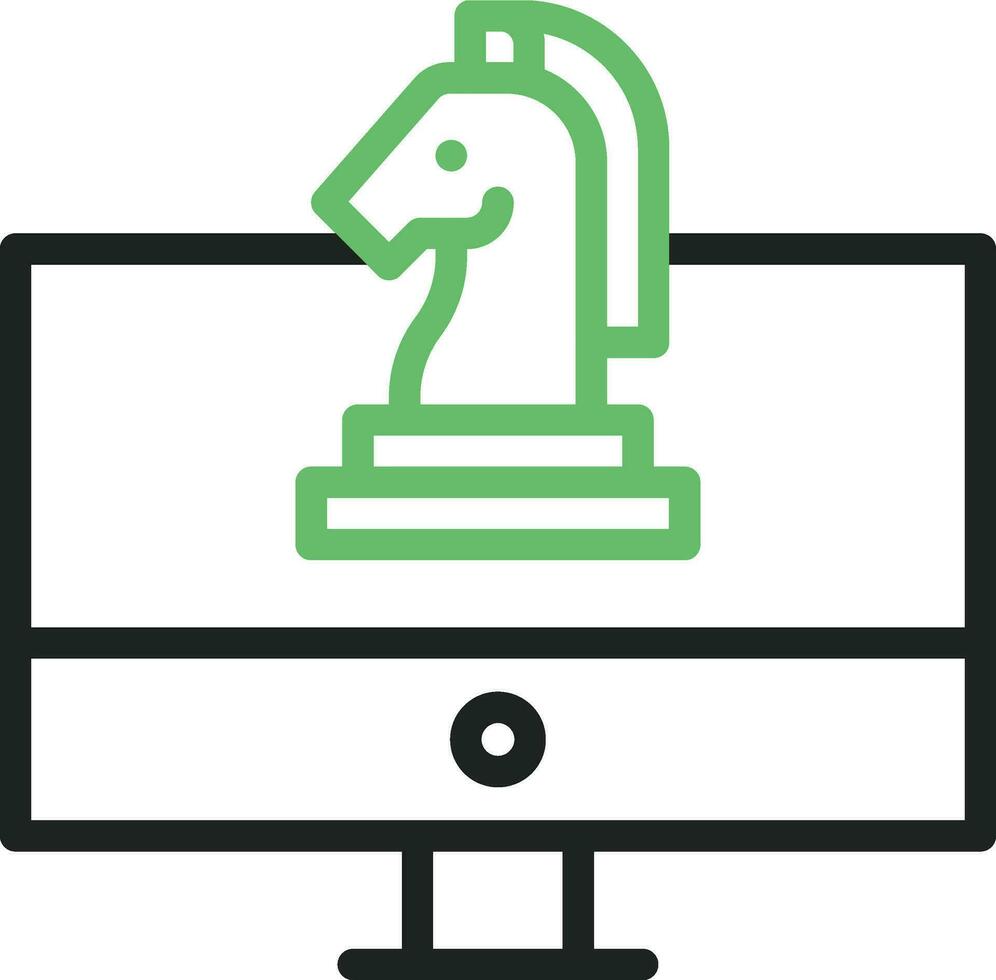 Trojan Icon Image. vector