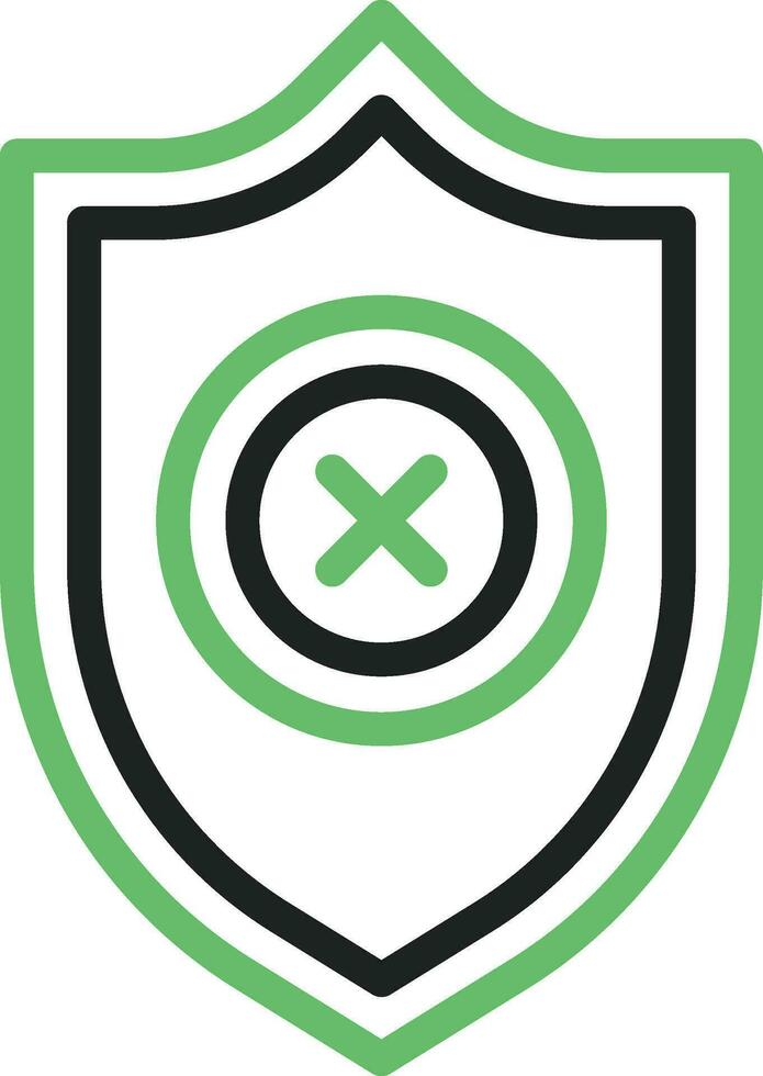 Unprotected Icon Image. vector