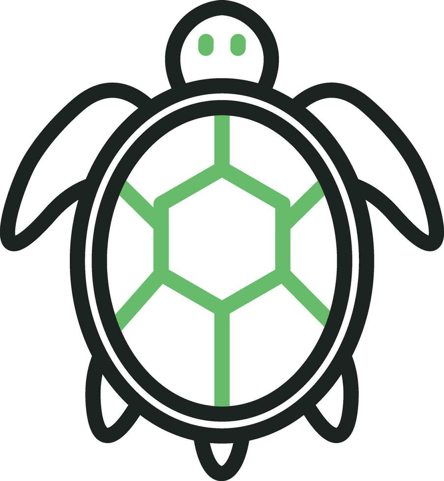 Sea Turtle Icon Image. vector