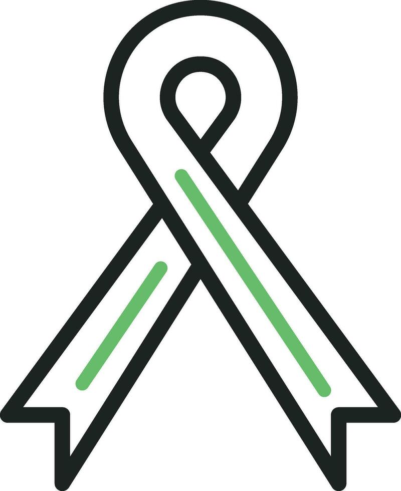 Ribbons Icon Image. vector