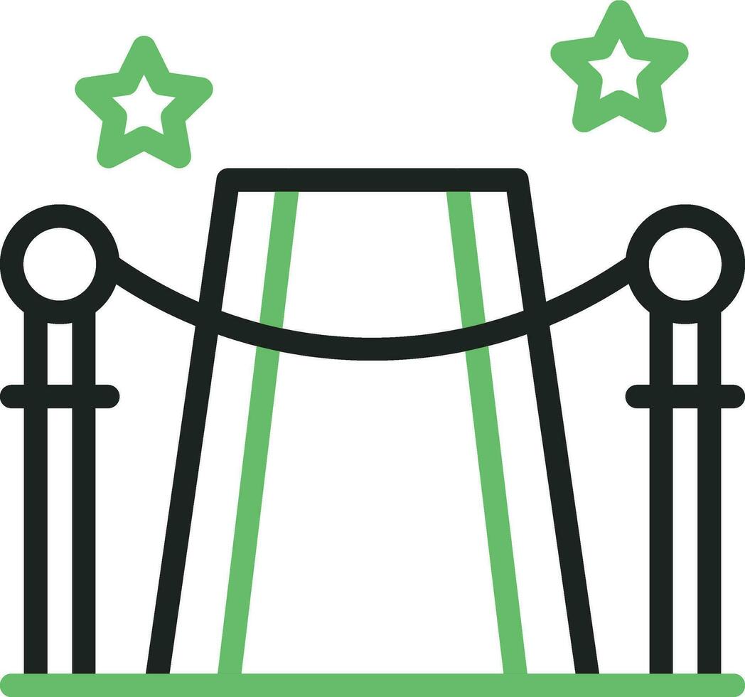 Red Carpet Icon Image. vector