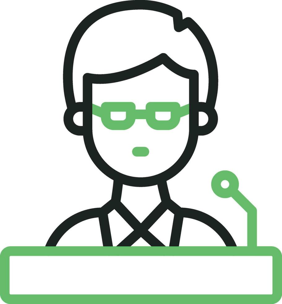 Professor Icon Image. vector