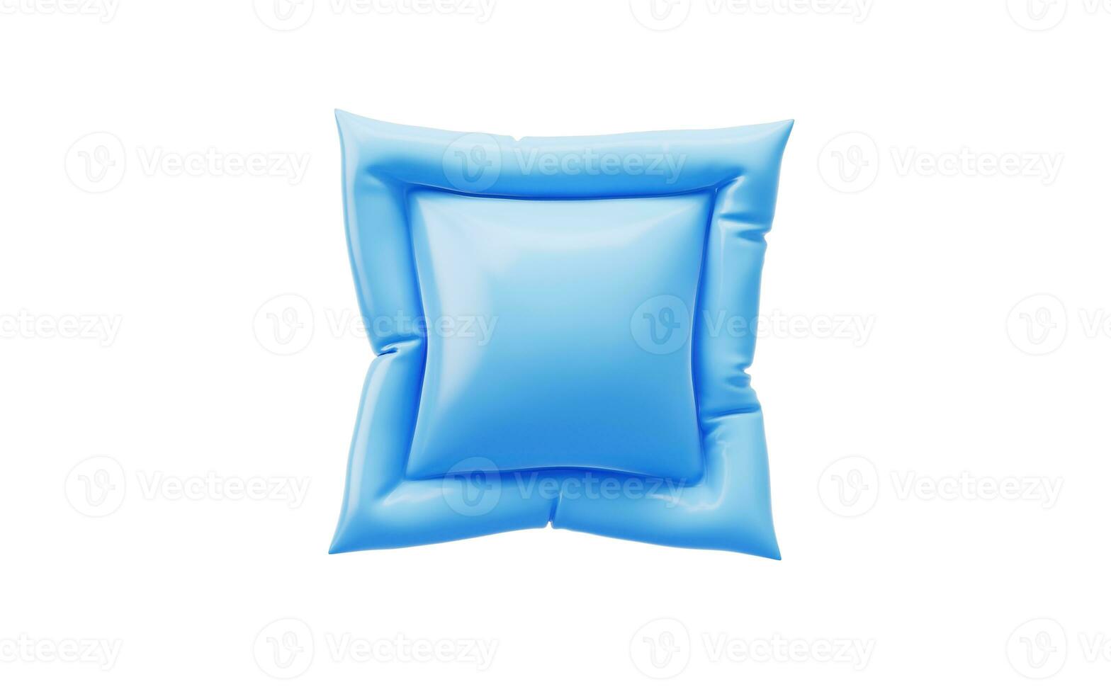 Soft and inflatable throw pillows, 3d rendering. photo