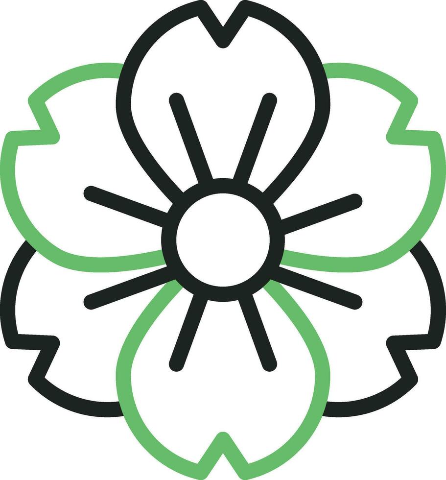 Nasturtium Icon Image. vector