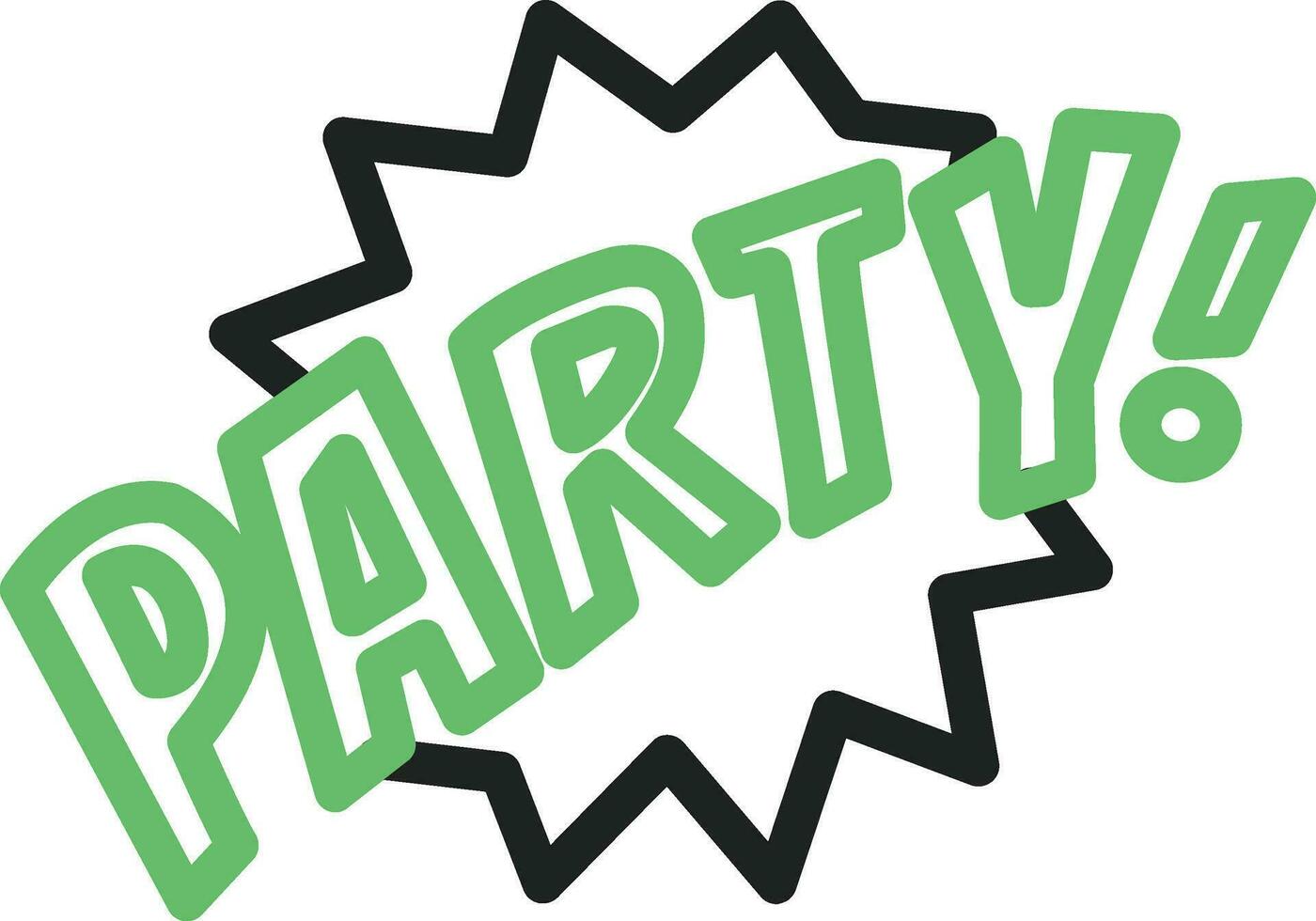 Party Icon Image. vector