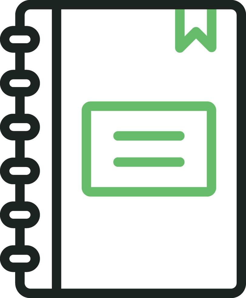 Notebook Icon Image. vector