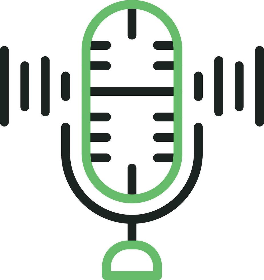 Microphone Icon Image. vector