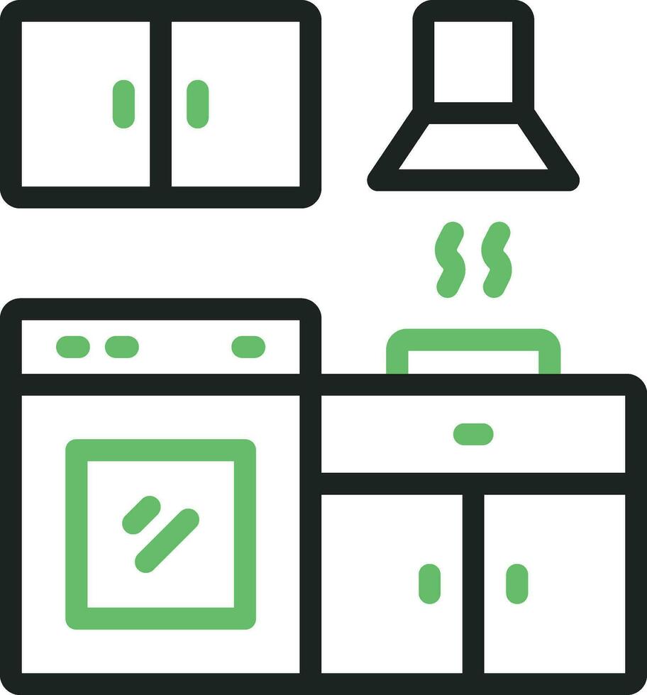 Kitchen Icon Image. vector