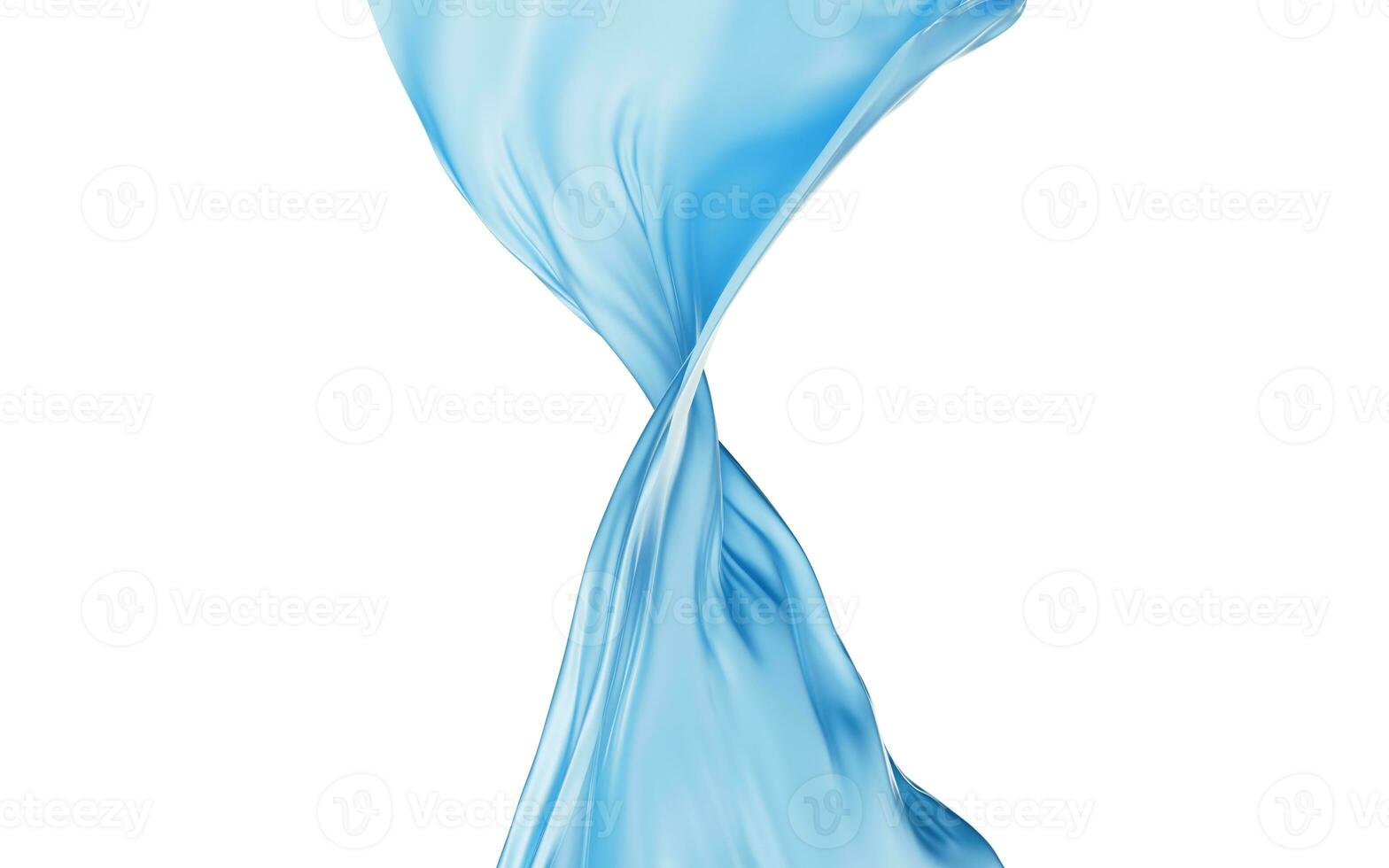 Smooth wave cloth background, 3d rendering. photo