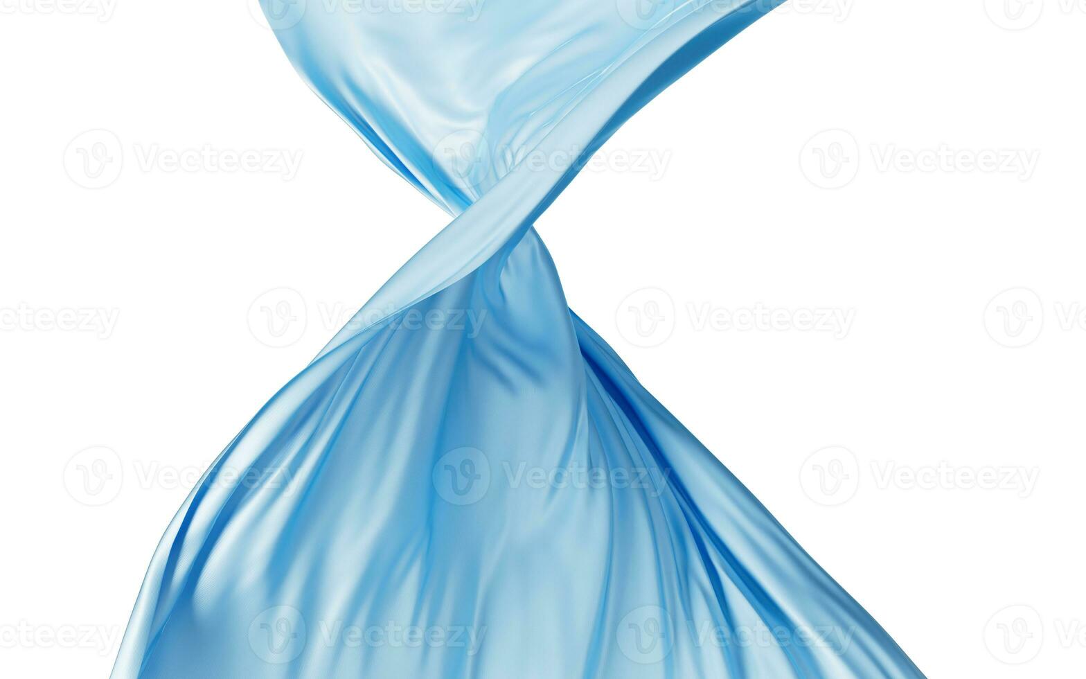 Smooth wave cloth background, 3d rendering. photo