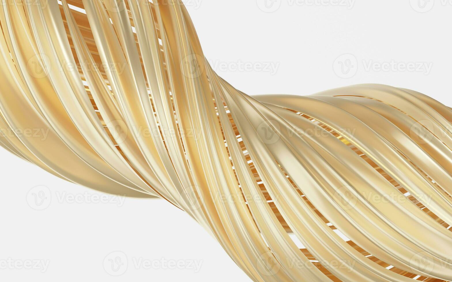 Abstract flowing curve lines, 3d rendering. photo