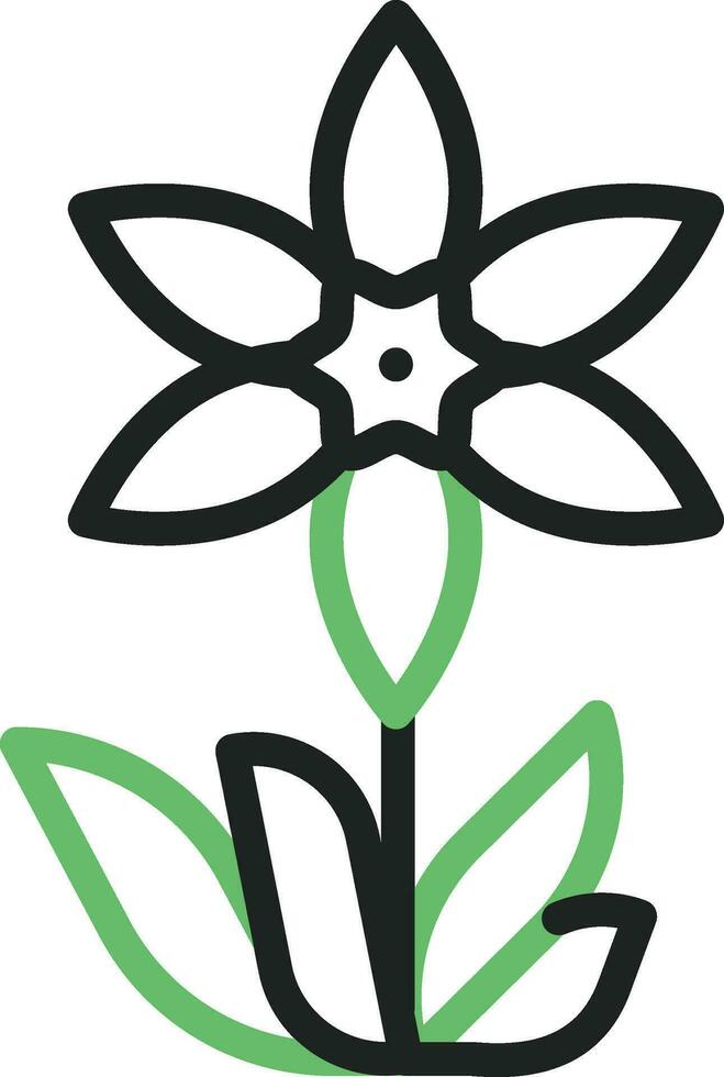 Daffodil Icon Image. vector