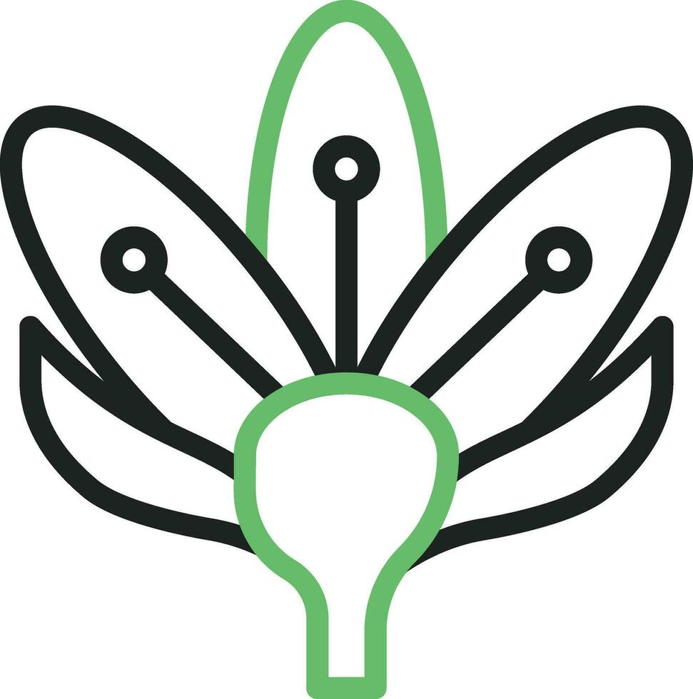 Crocus Icon Image. vector
