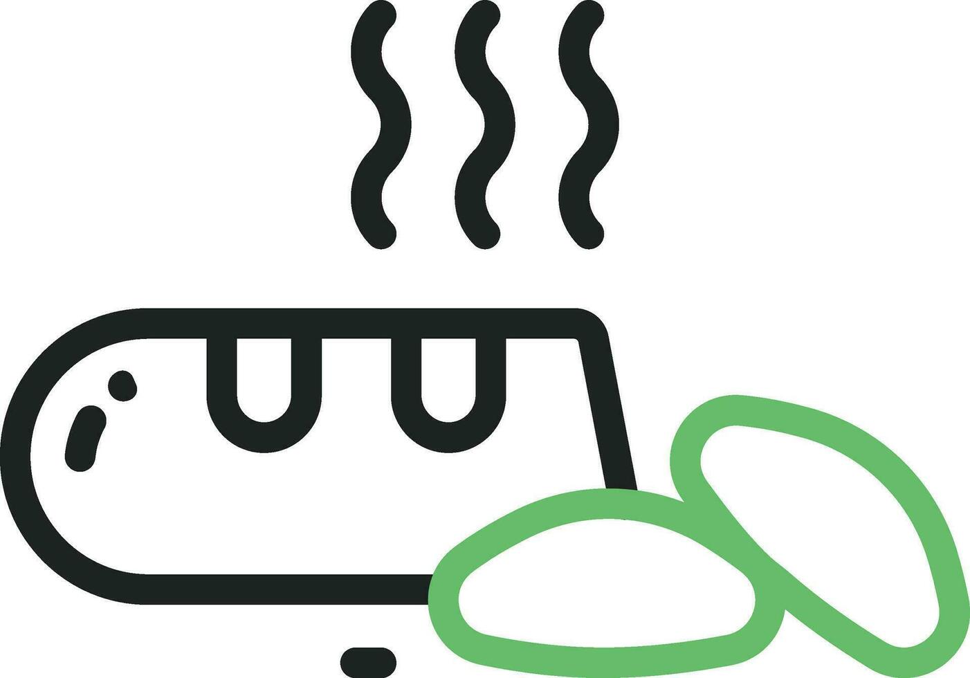 Baguette Icon Image. vector