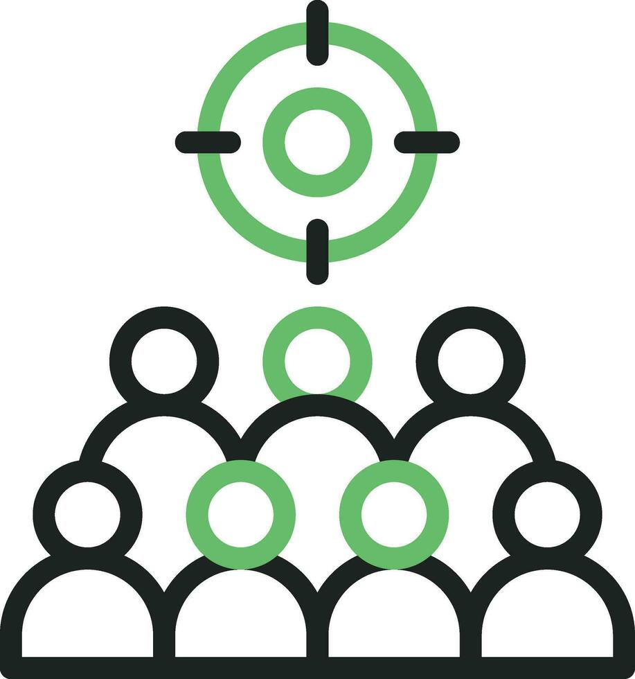 Audience Icon Image. vector