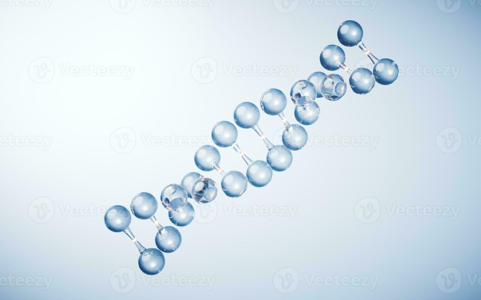 adn y biología concepto, 3d representación. foto