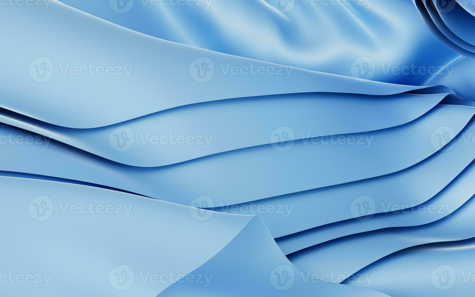 Flowing wave multilayer background, 3d rendering. photo