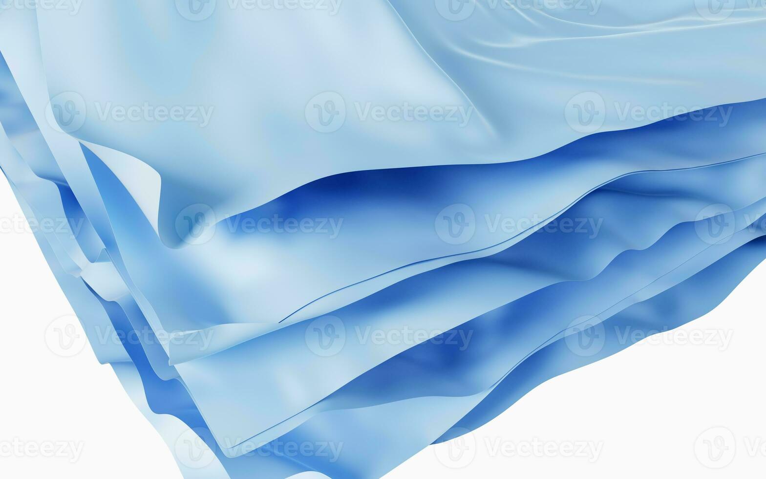 Flowing wave multilayer background, 3d rendering. photo